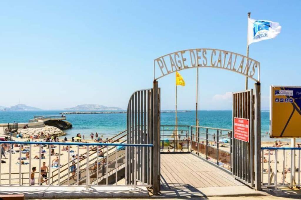 T2 Plage Catalans-Vieux Port Apartment Marsilia Exterior foto